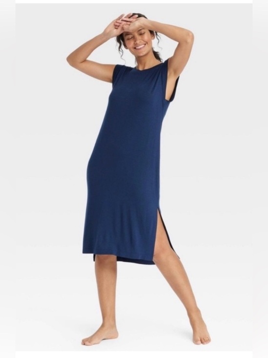 Auden Other - Auden Cloud Knit  Womens tank night dress sleepwear  Size XS NWT Blue